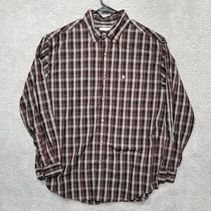 Carhartt Flannel‎ Relaxed Fit Gray Plaid Size Large